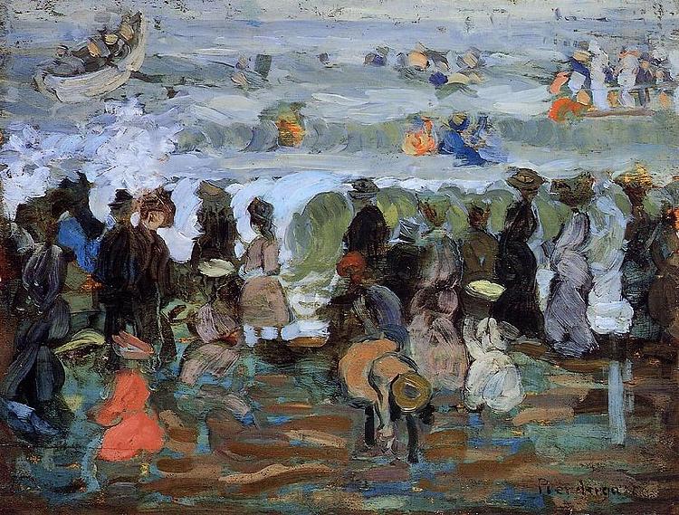 Maurice Prendergast After the Storm Norge oil painting art